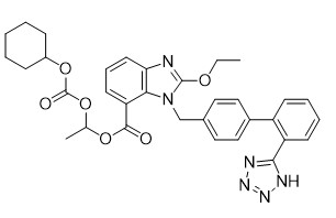 Промежуточные звена C33H34N6O6 APIs очищенности 99% Candesartan Cilexetil CAS 145040-37-5