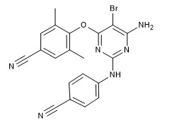 Очищенность 99% Etravirine CAS отсутствие 269055-15-4 белых или похожих на Бело промежуточных звен APIs порошка