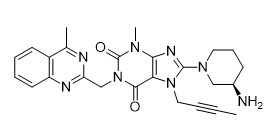 Linagliptin CAS отсутствие белой очищенности 99% C25H28N8O2 порошка 668270-12-0