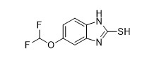 но. 97963-62-7 5-Difluoromethoxy-2-Mercapto-1H-Benzimidazol CAS белых или белых кристаллических промежуточных звен APIs порошка