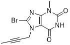 8-Bromo-7- (But-2-Ynyl) - 3-Methyl-1H-Purine-2,6 (3H, 7H) - но. 666816-98-4 Dione CAS белое к белому порошку