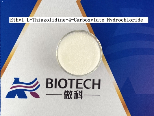 Этиловое очищенность 98% кристаллов порошка CAS 86028-91-3 хлоргидрата L-Thiazolidine-4-Carboxylate белая