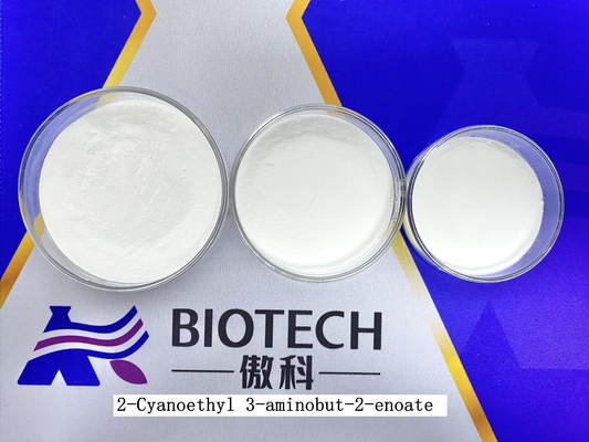 2 Cyanoethyl 3 Aminobut 2 Enoate CAS отсутствие 43107-08-0 белого порошка 98%