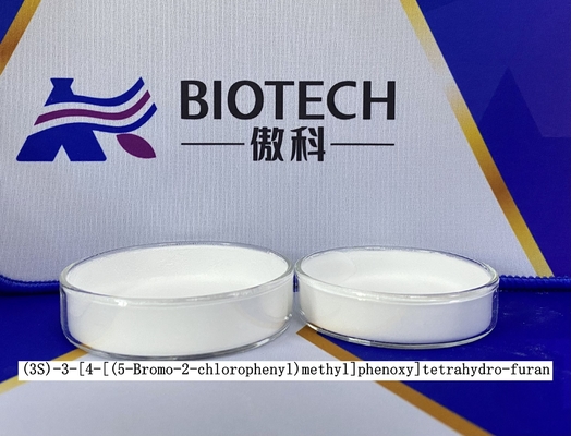 (3S) - 3 [4 [(5-Bromo-2-Chlorophenyl) метиловый] Phenoxy] порошок очищенности 98% тетрагидрофурана белый 	Промежуточные звена APIs