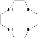 1,4,7,10-Tetraazacyclododecan APIs Промежуточные звенья CAS 294-90-6 Чистота 98% C8H20N4