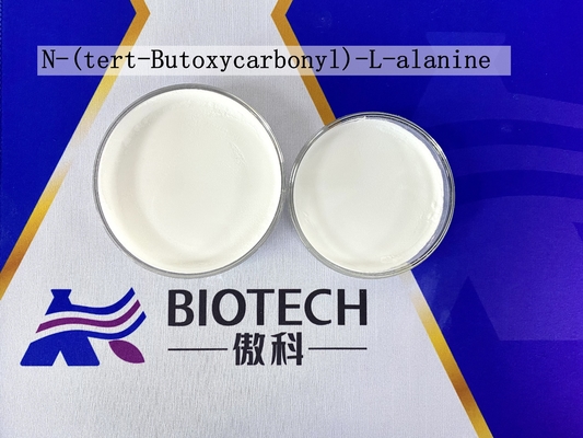 Высокая чистота N- Tert-Butoxycarbonyl -L-Alanine CAS 15761-38-3 Белый порошок MF C8H15NO4 EINECS No 239-847-8