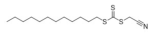 Реагент CAS 796045-97-1 C15H27NS3 97% СПЛОТКА Cyanomethyl додециловый Trithiocarbonate