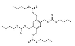 C, C, c», ''' c - [1, 2, 4, 5-Benzenetetrayltetrak (метилен)] Tetrakis (C-бутиловое Carbonotrithioate)