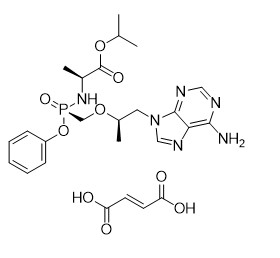 Фумарат CAS Tenofovir Alafenamide промежуточных звен APIs отсутствие 1392275-56-7 для TFA белого к -белой очищенности 99% порошка
