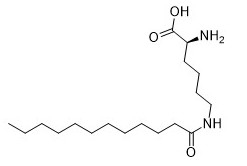 Косметические добавки N6- (1-Oxododecyl) - Assay 95% порошка Cas 52315-75-0 L-лизина белый