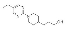 3-(1-(5-Этилпиримидин-2-Yl) Пиперидин-4-Yl) Пропан-1-Ol CAS 1046815-82-0 Порошок 98%
