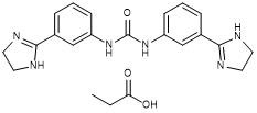 Очищенность порошок C22H26N6O3 99% CAS 55750-06-6 Dipropionate Imidocarb белый или серый белый кристаллический