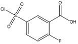 5 (Chlorosulphonyl) - 2-Fluorobenzoic кисловочная гетероциклическая смесь CAS No.37098-75-2