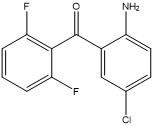 (2-Amino-5-Chlorophenyl) (2,6-Difluorophenyl) смесь CAS 28910-83-0 Methanone гетероциклическая