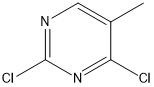 2,4-дихлор-5-метилпиримидин промежуточные звена APIs CAS 1780-31-0 чистота 98% C5H4Cl2N2