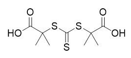 2,2'-(тиокарбонилбис(сульфандиил))бис(2-метилпропановая кислота) CAS № 355120-40-0 C9H14O4S3 желтый порошок