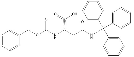 Производные аминокислоты Z-Asn(Trt)-OH CAS № 132388-57-9 Очищенность 98% C31H28N2O5