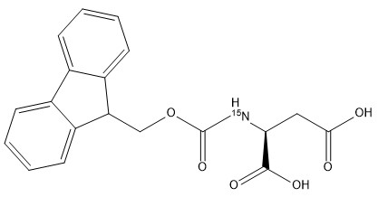 Но. 287484-33-7 Fmoc-Asp-OH CAS производных аминокислоты очищенности 98%--15N