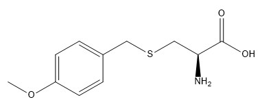 Производные CAS 2544-31-2 H-Cys аминокислоты очищенности 98% (pMeOBzl) - OH C11H15NO3S