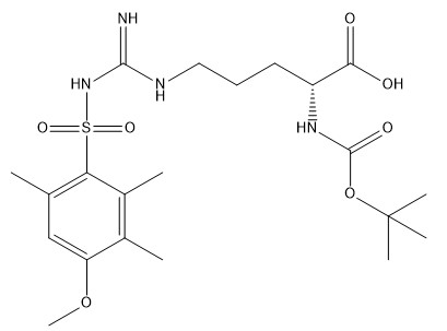 Производные CAS 200122-49-2 Boc-D-Arg аминокислоты очищенности 98% (Mtr) - OH C21H34N4O7S