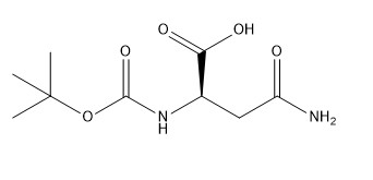 Boc-D-аспарагин C9H16N2O5 но. 75647-01-7 CAS производных аминокислоты очищенности 98%
