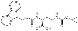 N Fmoc n Boc l 2 4 Diaminobutyric кисловочный CAS отсутствие лиманды Boc OH 99% 125238-99-5 Fmoc