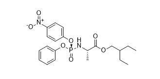 N-[(S) - ((4-Nitrophenoxy) phenoxyphosphinyl]-L-alanine 2-ethylbutyl Ester 1354823-36-1 Желтоватый до почти белого цвета порошок 95%